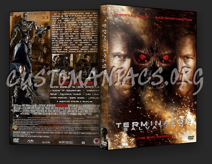 Terminator Salvation dvd cover