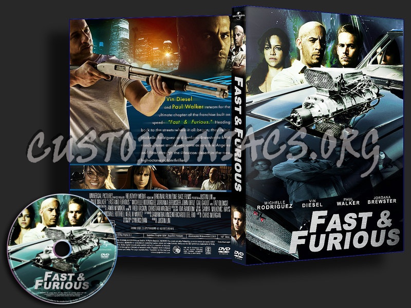 Fast And Furious dvd cover