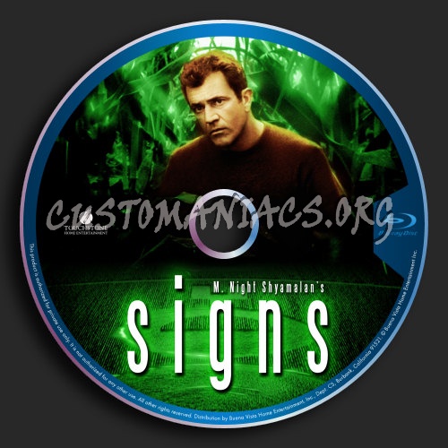 Signs blu-ray label