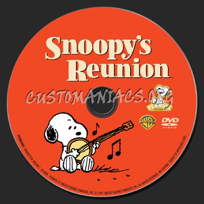 Snoopy's Reunion dvd label