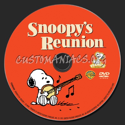 Snoopy's Reunion dvd label