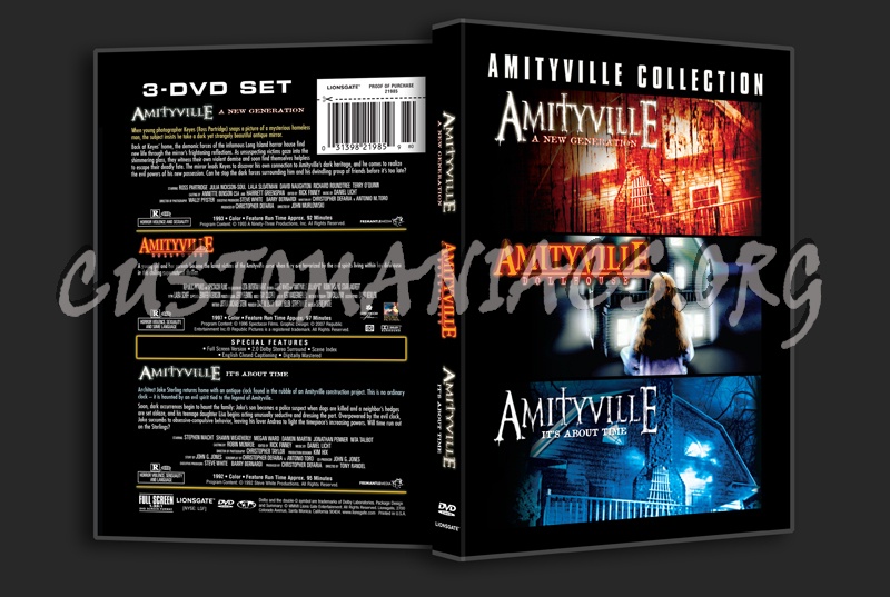 Amityville Collection (1 2 3) dvd cover