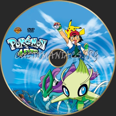 Pokemon 4Ever dvd label