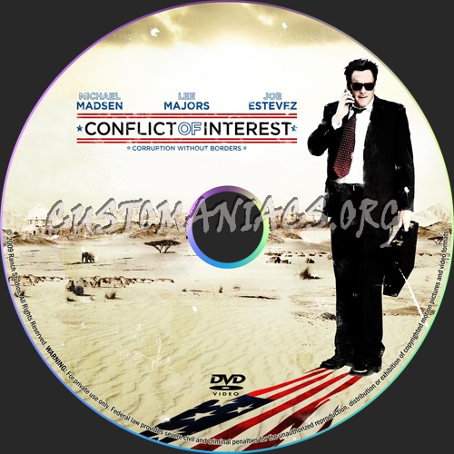 Conflict Of Interest dvd label