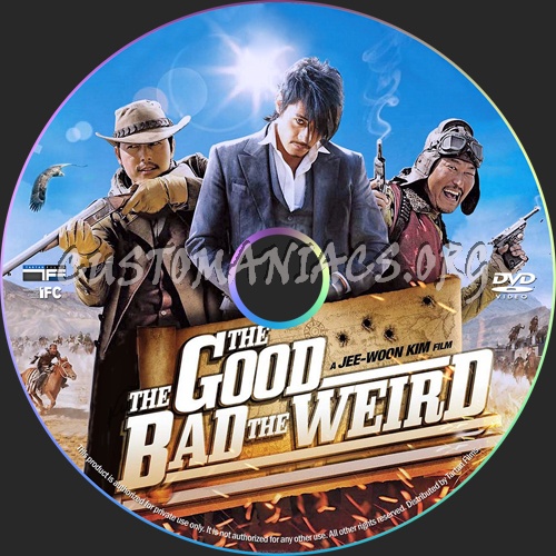 The Good The Bad And The Weird dvd label