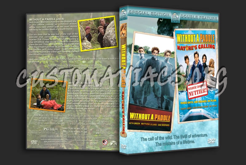 Without A Paddle Double Feature dvd cover