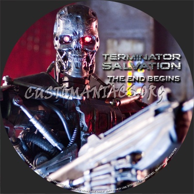 Terminator Salvation dvd label