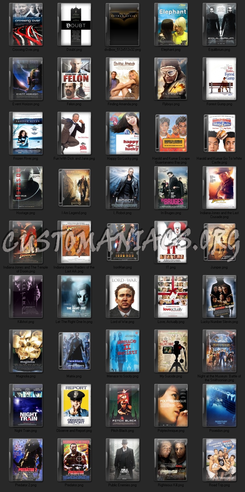 DVD Folder Icons 