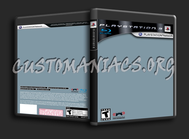 Playstation3/Playstation Network Blu-Ray dvd label