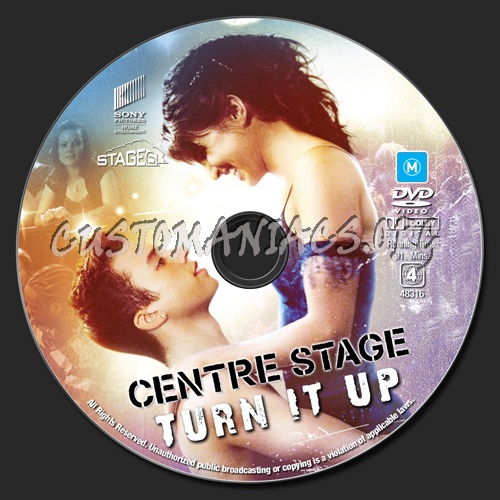 Centre Stage 2 - Turn It Up dvd label