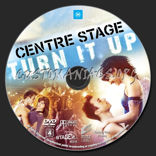 Centre Stage 2 - Turn It Up dvd label