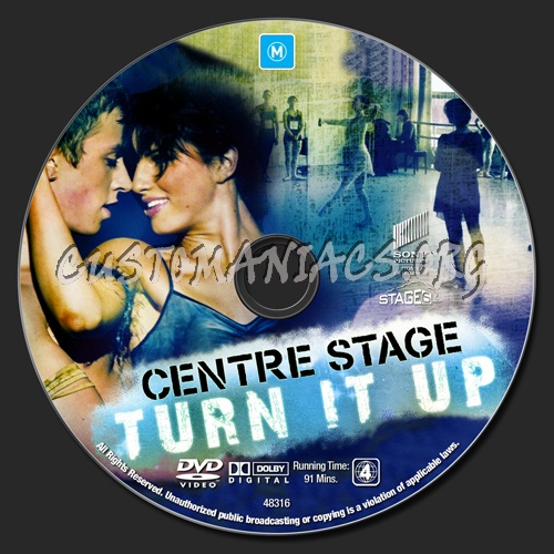 Centre Stage 2 - Turn It Up dvd label