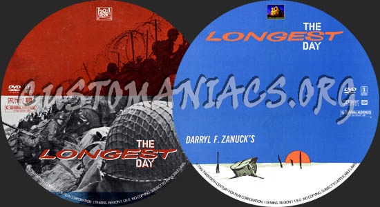 The Longest Day dvd label
