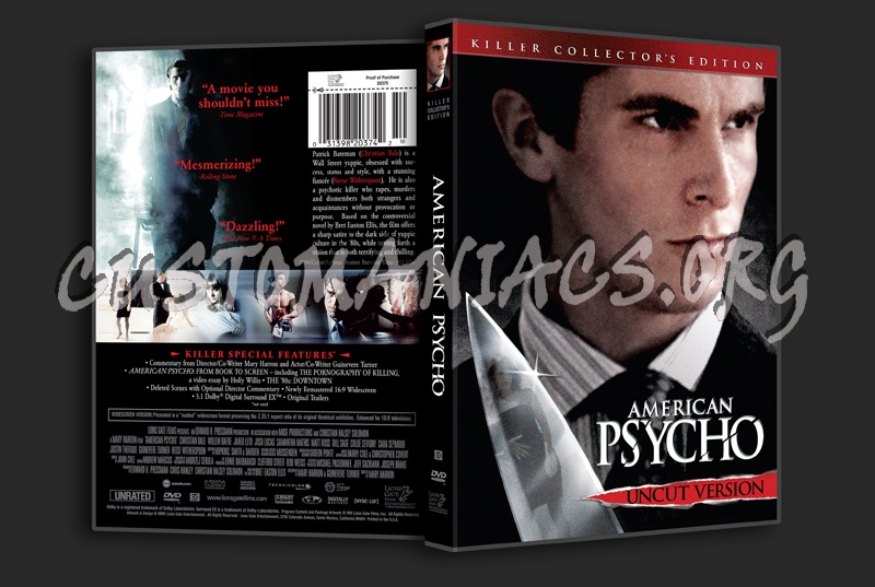American Psycho dvd cover