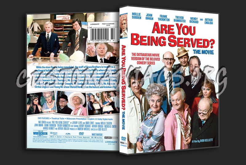 Are You Being Served The Movie dvd cover