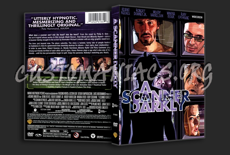 A Scanner Darkly dvd cover