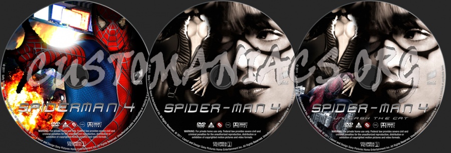 Spider-man 4 dvd label