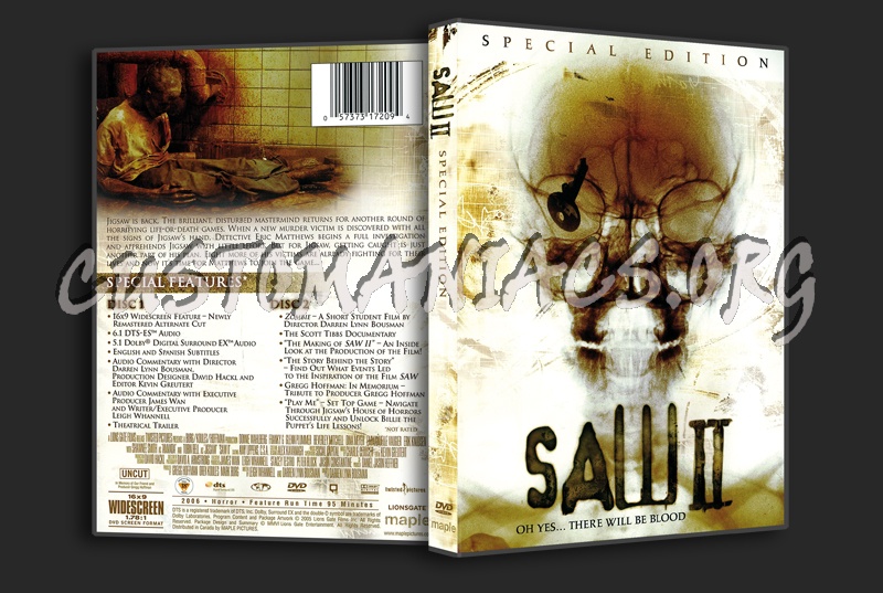 Saw II dvd cover