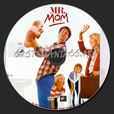 Mr. Mom dvd label