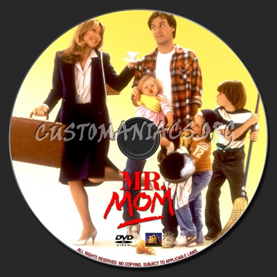 Mr. Mom dvd label