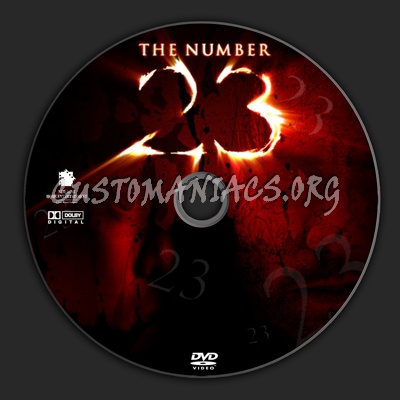 The Number 23 dvd label