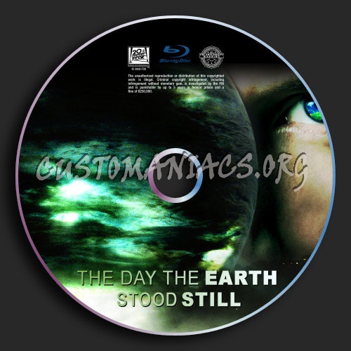 The Day the Earth Stood Still blu-ray label