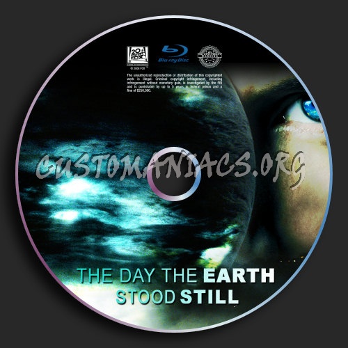 The Day the Earth Stood Still blu-ray label