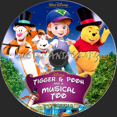 Tigger & Pooh and a Musical Too dvd label