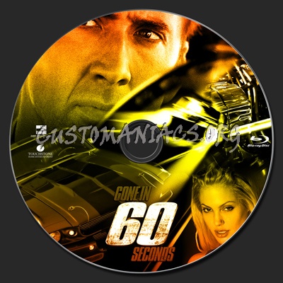 Gone In 60 Seconds blu-ray label