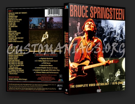 Bruce Springsteen Video Anthology dvd cover