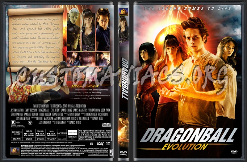 Dragonball Evolution dvd cover