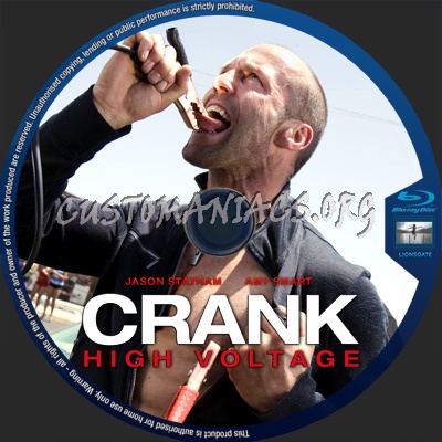 Crank High Voltage blu-ray label