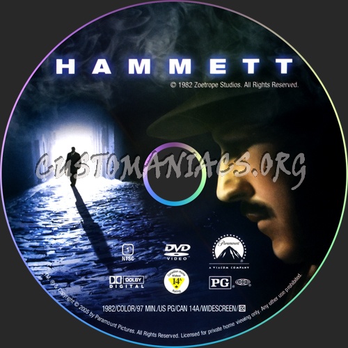 Hammett dvd label