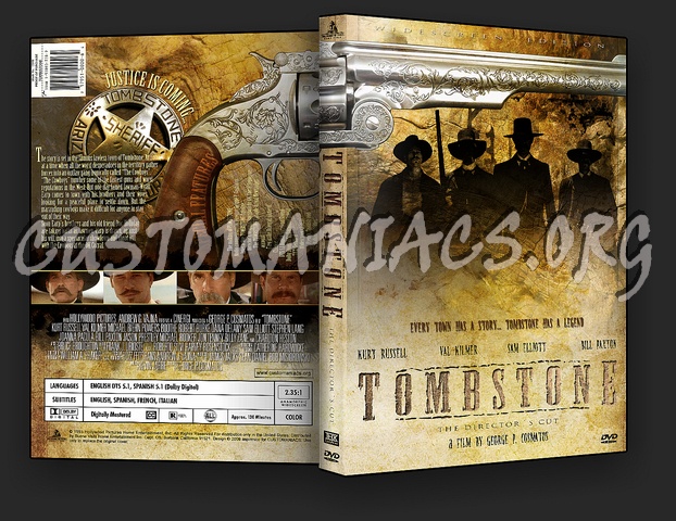 Tombstone dvd cover