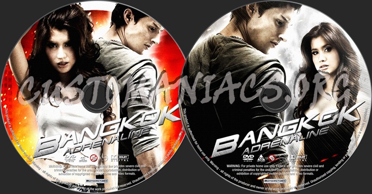 Bangkok Adrenaline dvd label