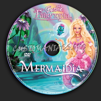 Barbie Fairytopia Mermaidia dvd label