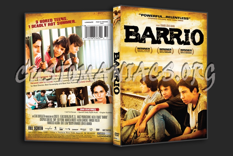 Barrio dvd cover