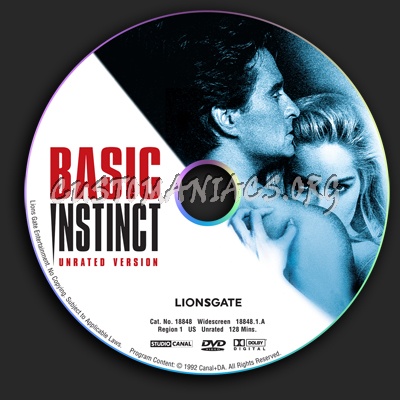 Basic Instinct dvd label