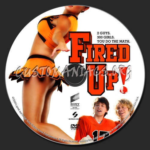Fired Up dvd label