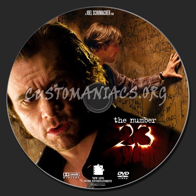 The Number 23 dvd label