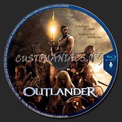 Outlander blu-ray label