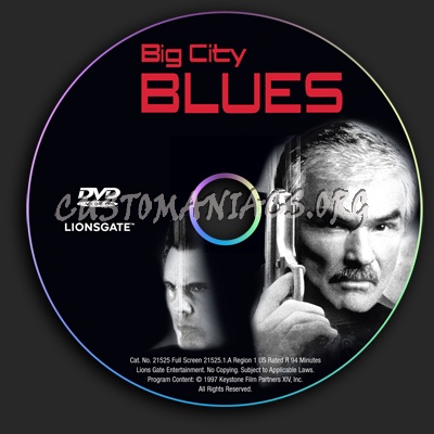 Big City Blues dvd label