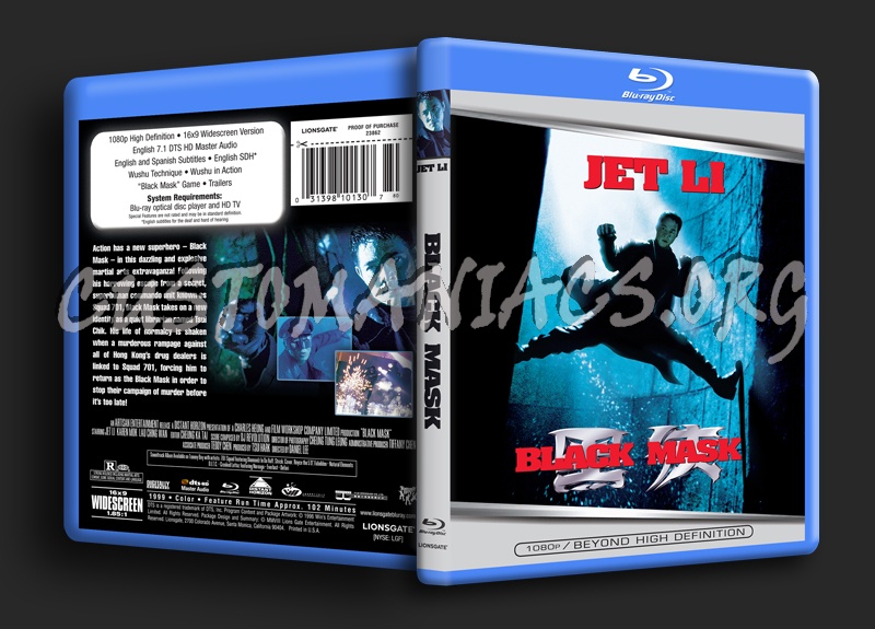 Black Mask blu-ray cover