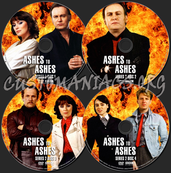 Ashes to Ashes Series 2 dvd label