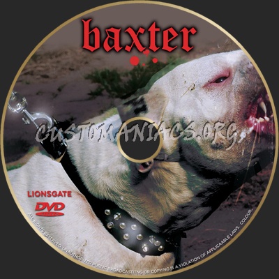 Baxter dvd label