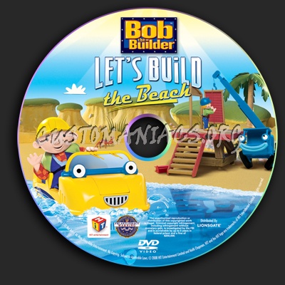 Bob the Builder: Let's Build the Beach dvd label