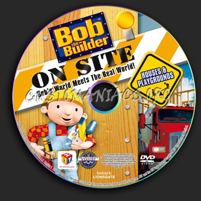 Bob the Builder On Site: Bob's World meets the real World! dvd label