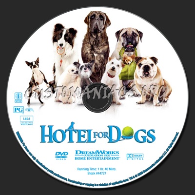 Hotel for Dogs dvd label