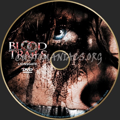 Blood Trails dvd label