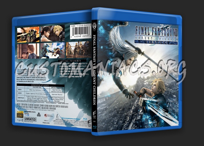 Final Fantasy VII Advent Children blu-ray cover